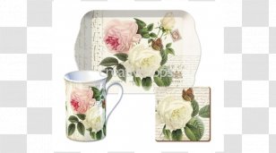 Rose Garden Roses Mug - Tableware Transparent PNG
