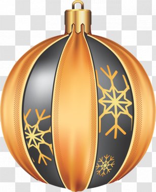 Christmas Ornament Clip Art - New Year - Round Egg Transparent PNG