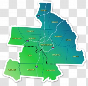 Map ULI Charlotte Region USA - Information - Connect Transparent PNG