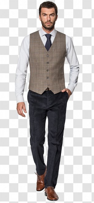 Blazer Waistcoat Clothing Shirt Pants - Male Formal Transparent PNG