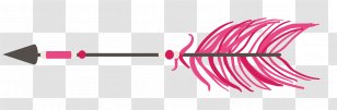 Bohemianism Arrow Pattern - Magenta - Boho Transparent PNG