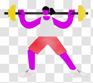 Physical Fitness Sports Equipment Clothing Line Transparent PNG
