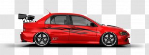 Mitsubishi Lancer Evolution City Car Motors Family - Race Transparent PNG