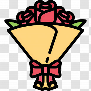 Rose Bouquet - Bouquet Of Roses Icon Transparent PNG