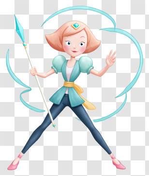 Pearl - Aqua Mage Heroine Transparent PNG