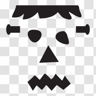 Frankenstein's Monster Decal - Stencil - Nose Transparent PNG