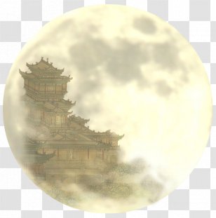 Mid-Autumn Festival Mooncake Tsukimi Month 8u670815u65e5 - Creative Hazy Moon Transparent PNG