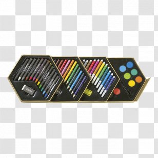 Stationery Office Supplies Art Pen & Pencil Cases - Hexagon Letterhead Design Transparent PNG