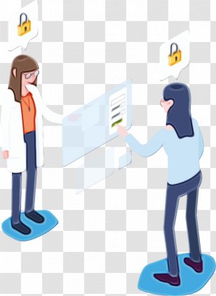 Cartoon Standing Clip Art Technology - Paint Transparent PNG