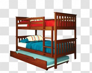 Bunk Bed Light Trundle Furniture - Mattress Transparent PNG