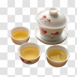 Flowering Tea Oolong Chrysanthemum Teapot - Set Transparent PNG