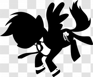 Silhouette Rainbow Dash Clip Art - Photography - Bridegroom Transparent PNG