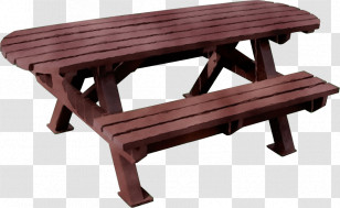 Outdoor Table Outdoor Bench Table Bench Table Transparent PNG