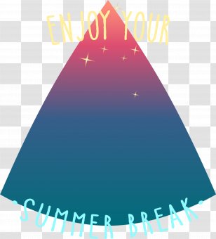 Blue Triangle - Cone - Geometry Transparent PNG