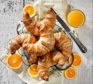 Croissant Danish Pastry Panettone Food Recipe - Ð¡roissant Transparent PNG