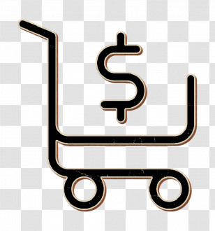 Ecommerce Set Icon Supermarket Icon Shopping Cart Icon Transparent PNG