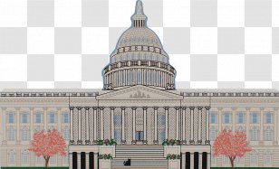 United States Capitol Dome Pennsylvania State West Virginia Building Transparent PNG