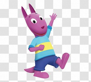Backyardigans - Purple Cartoon Character Illustration Design Transparent PNG