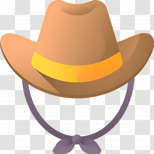 Cowboy Hat - Cowboy Hat Illustration Transparent PNG