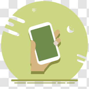 Icon Green Screen Weather Forecast Smartphone Weather App Gloved Hand Holding Phone Blurred Sky Background Transparent PNG