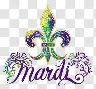 Mardi Gras - Mardi Gras Fleur-de-lis Symbol Transparent PNG