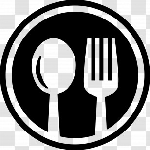 Food Logo - Spoon And Fork Logo Design Transparent PNG