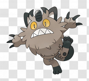Meowth - Furry Cat Cartoon Character Transparent PNG