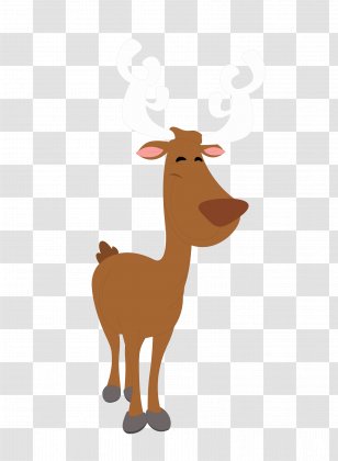 Reindeer Santa Claus Christmas Card - Mammal - Lovely Transparent PNG