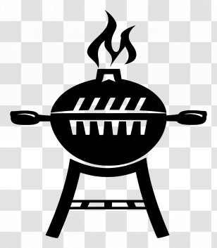 Bbq - Barbecue Grill Icon Transparent PNG