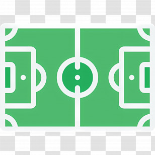 Football Pitch - Soccer Field With Markings Transparent PNG
