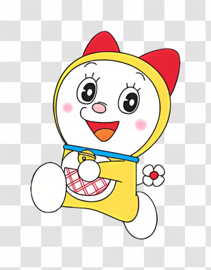 Dorami - Yellow Cat Cartoon Character Transparent PNG