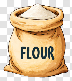 Flour - Sack Of Flour Illustration Transparent PNG
