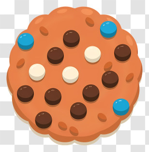 Chocolate Chip Cookie - Chocolate Chip Cookie Transparent PNG