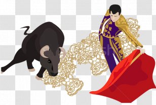 A Matador Bullfighter Bullfighting Illustration - Animation Transparent PNG
