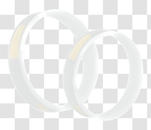 Fashion - Pair Of Wedding Rings Transparent PNG