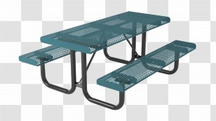 Picnic Table Bench Plastic Lumber - Thermoplastic - Top Transparent PNG