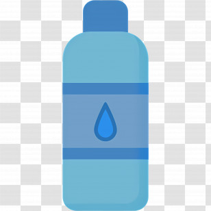 Mineral Water - Blue Water Bottle Icon Transparent PNG