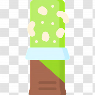 Protein Bar - Green And Brown Snack Bar Transparent PNG