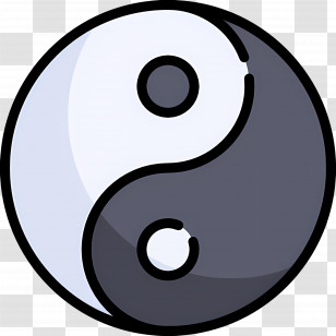 Yin Yang - Yin Yang Symbol Representing Balance Transparent PNG