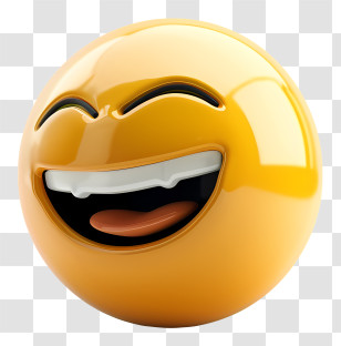Emoji - Laughing Emoji With Playful Expression Transparent PNG