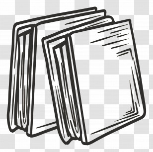 File - Stack Of Books Transparent PNG