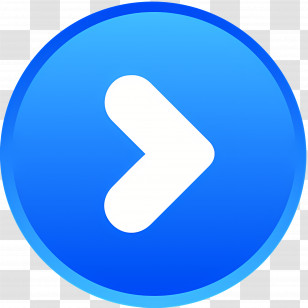 Arrow Symbol - Blue Circular Arrow Icon Transparent PNG