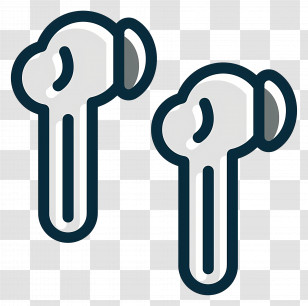 Airpods - Wireless Earbuds Icon Transparent PNG