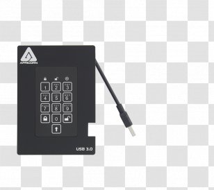Apricorn Aegis Padlock Apricorn, Inc. Hard Drives Bio A25-3BIO256 Drive Advanced Encryption Standard - Fips 199 Transparent PNG