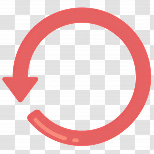 Circle Arrow - Red Circular Reload Or Refresh Icon Transparent PNG