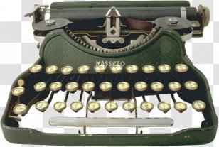 Typewriter Paper Copy Typist Clip Art - Office Supplies Transparent PNG