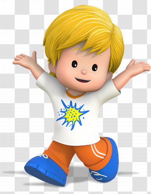 Little People - Joyful Cartoon Child Transparent PNG