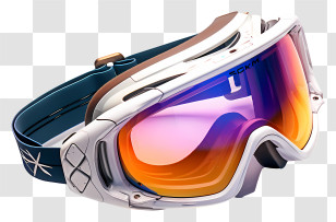 Ski Goggles - Professional Ski Goggles With Tinted Lens Transparent PNG