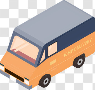 Icon - Illustration Of Home Delivery Van Transparent PNG