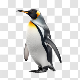 World Penguin Day
 - King Penguin Standing In Upright Pose Transparent PNG